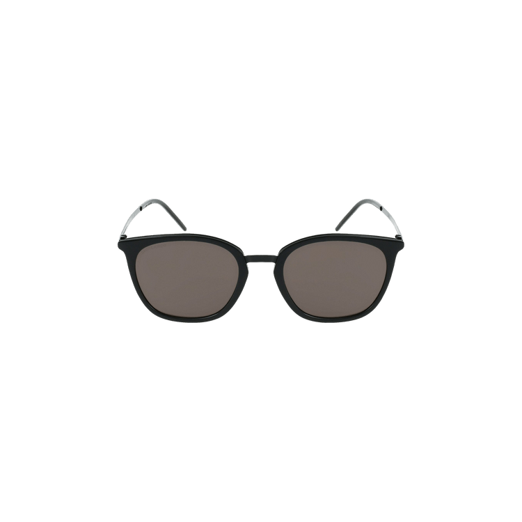Saint Laurent Round Frame Sunglasses — Black