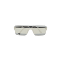 Fendi Metallic Square Aviator Sunglasses — Silver