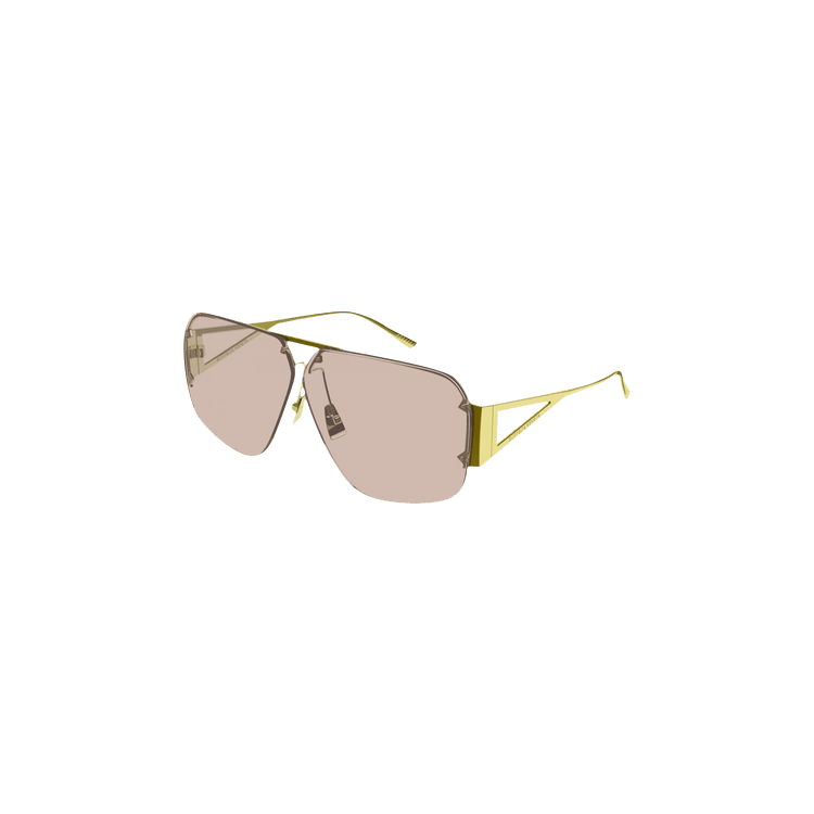 Bottega Veneta Sunglasses — Gold