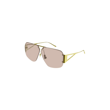 Bottega Veneta Sunglasses — Gold