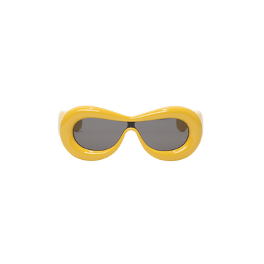 Loewe Inflated Mask Sunglasses — Yellow
