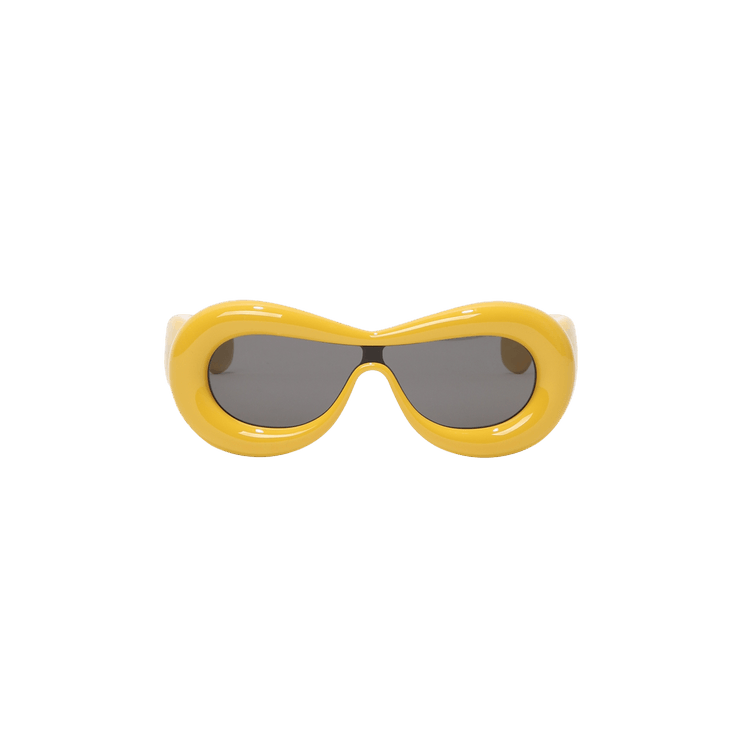 Loewe Inflated Mask Sunglasses — Yellow