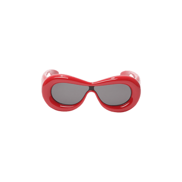 Loewe Inflated Mask Sunglasses — Red