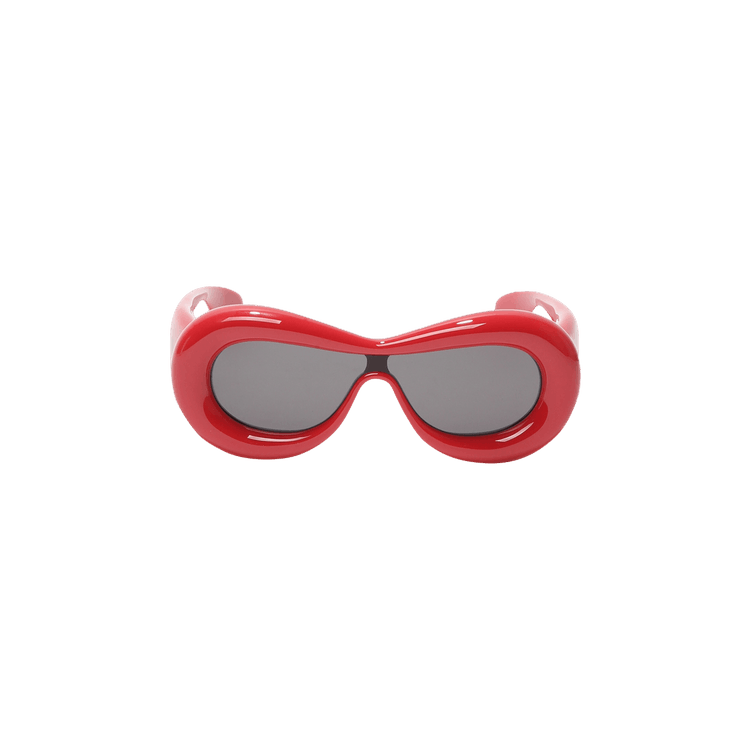 Loewe Inflated Mask Sunglasses — Red