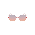 Balenciaga Round Frame Metal Sunglasses — Red