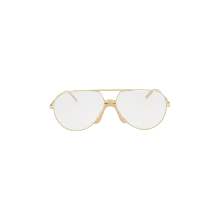 Gucci Aviator Style Metal Sunglasses — Multi-Color