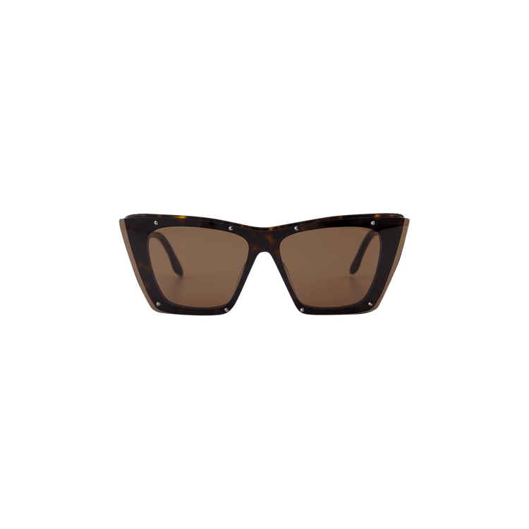 Alexander McQueen Cat Eye Frame Sunglasses — Brown