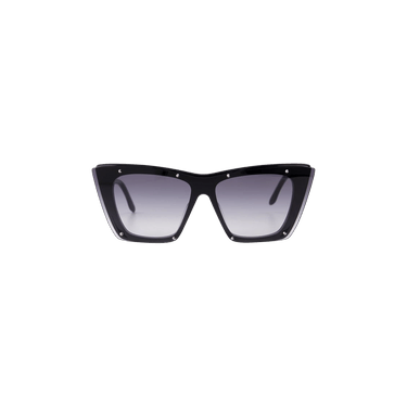 Alexander McQueen Cat Eye Frame Sunglasses — Black