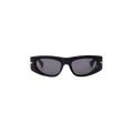 Bottega Veneta Acetate Frame Sunglasses — Black