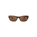 Bottega Veneta Acetate Frame Sunglasses — Brown