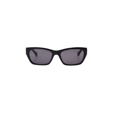 Bottega Veneta Acetate Frame Sunglasses — Black