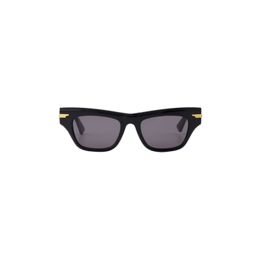 Bottega Veneta Acetate Frame Sunglasses — Black