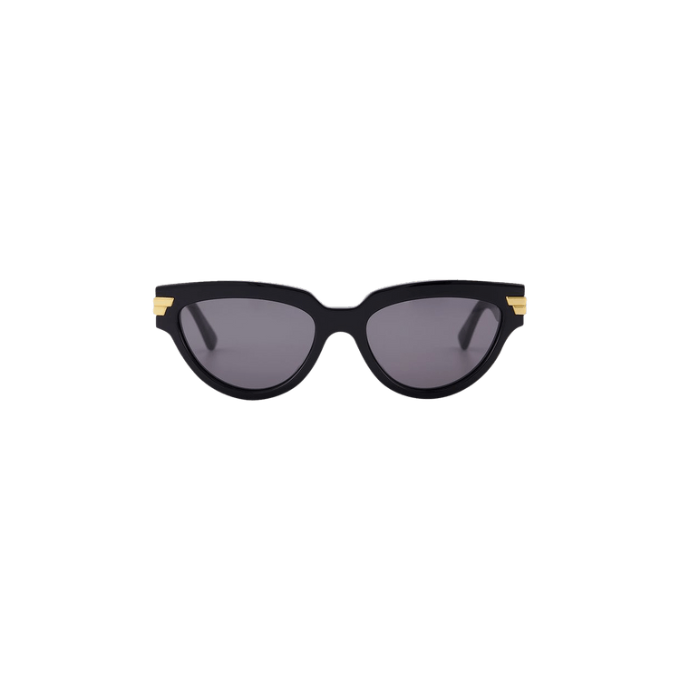 Bottega Veneta Acetate Frame Sunglasses — Black