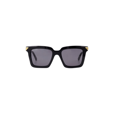 Bottega Veneta Acetate Frame Sunglasses — Black