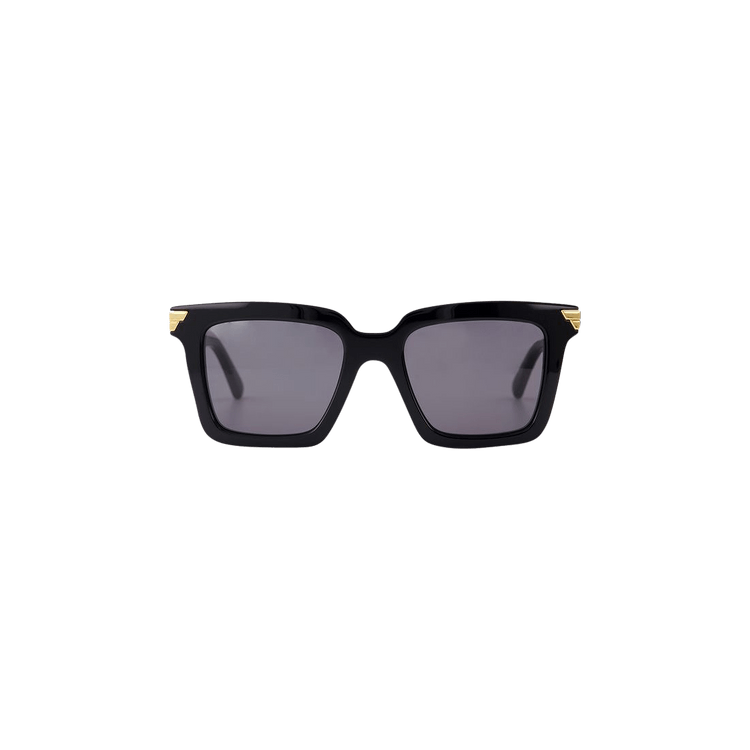 Bottega Veneta Acetate Frame Sunglasses — Black
