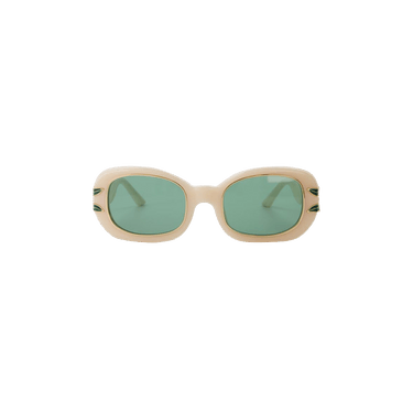 Casablanca Cat Eye Sunglasses — Cream
