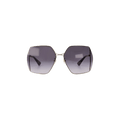 Gucci Square Frame Sunglasses — Gold