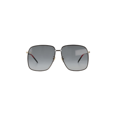 Gucci Oversized Sunglasses — Gold