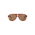 Gucci Square Frame Sunglasses — Brown