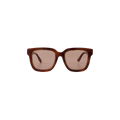 Gucci Havana Gold Rim Sunglasses — Brown