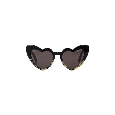 Saint Laurent Acetate Frame Sunglasses — Black