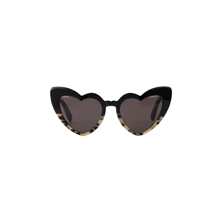 Saint Laurent Acetate Frame Sunglasses — Black