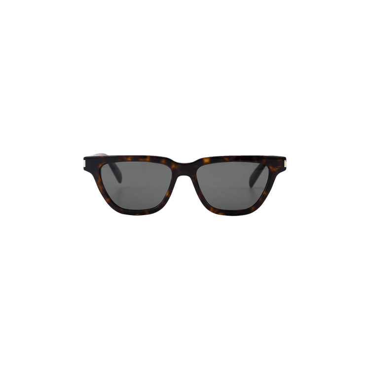 Saint Laurent Cat Eye Frame Sunglasses — Brown