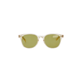 Saint Laurent Acetate Frame Sunglasses — Yellow