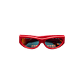 Rhude Agnelli Frame Sunglasses — Red