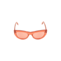 Kenzo Shiny Acetate Cat Sunglasses — Orange