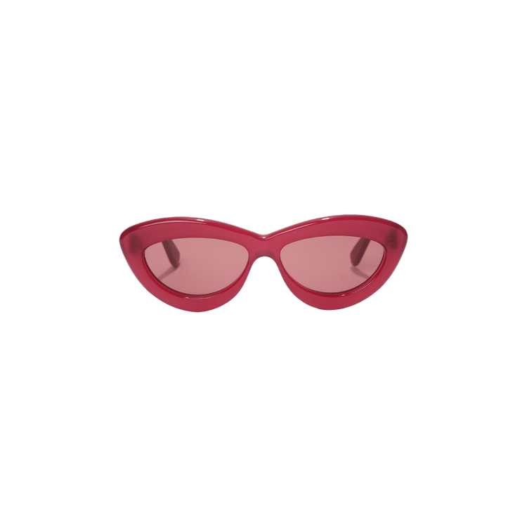 Loewe Curvy Cat Eye Sunglasses — Pink