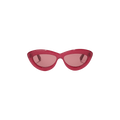 Loewe Curvy Cat Eye Sunglasses — Pink