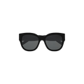 Saint Laurent Cat Eye Sunglasses — Grey