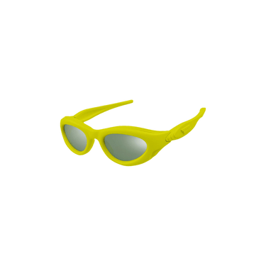 Bottega Veneta Rubber Effect Sunglasses — Green