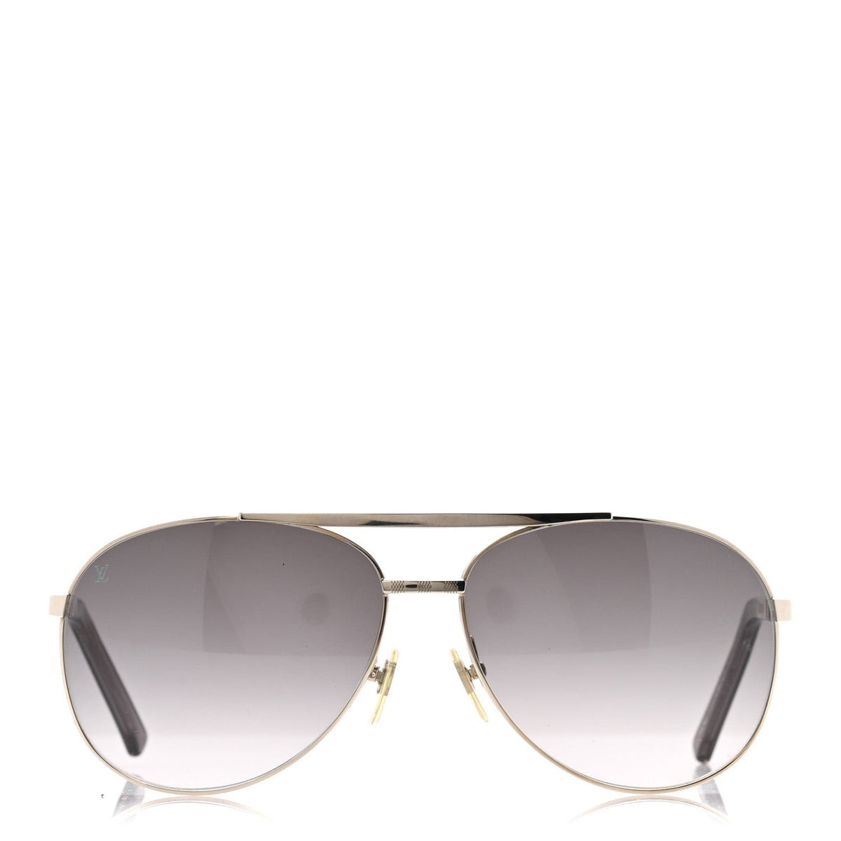 Louis Vuitton Aviator Sunglasses — Silver Z0340U