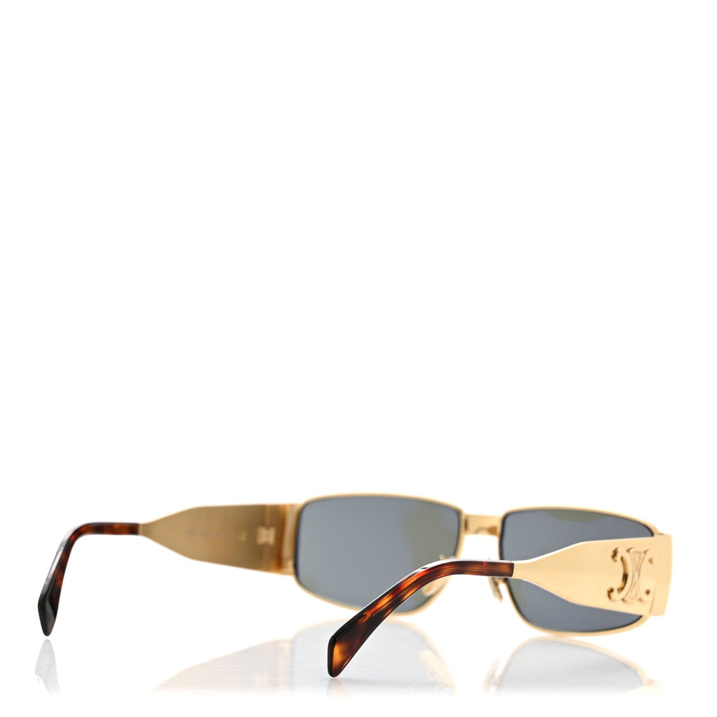Celine Square Sunglasses — Green