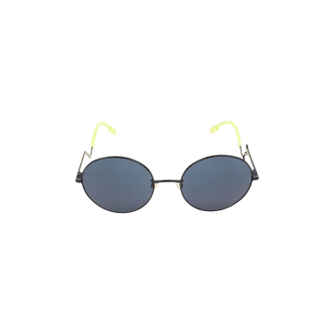 Kenzo Mirror Neon Circle Wire Sunglasses — Black