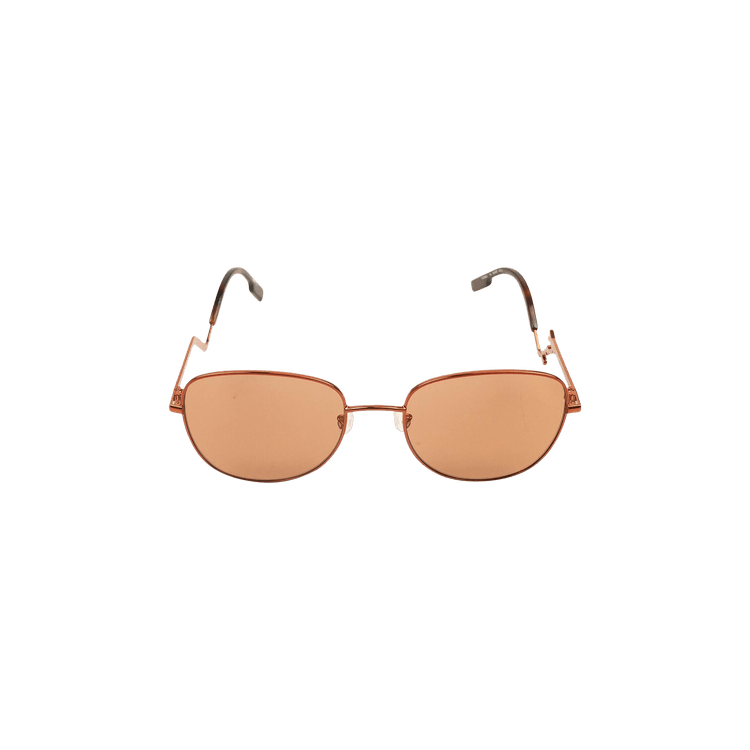 Kenzo Roviex Mirror Wire Sunglasses — Orange