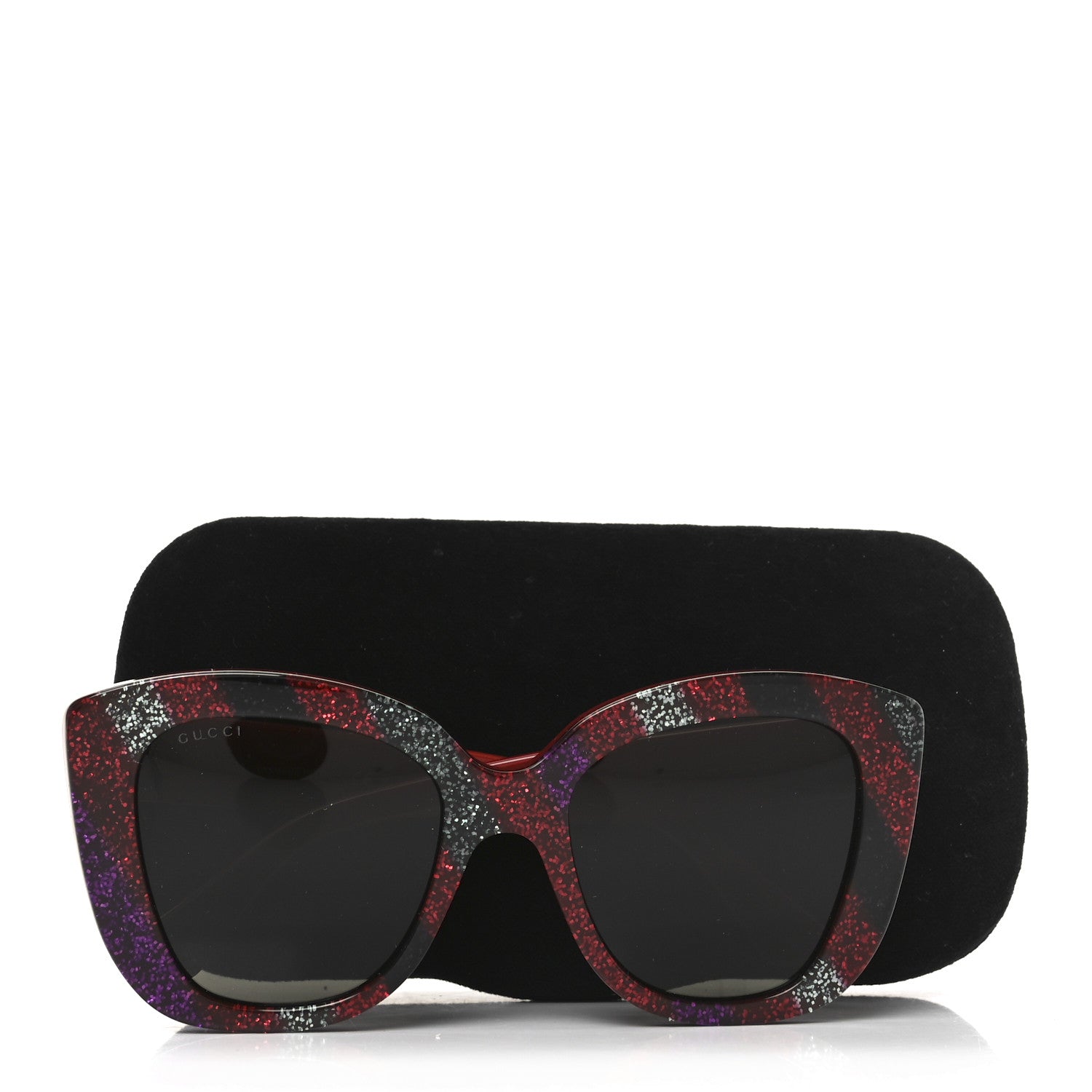 Gucci Square Sunglasses — Red GG0327S