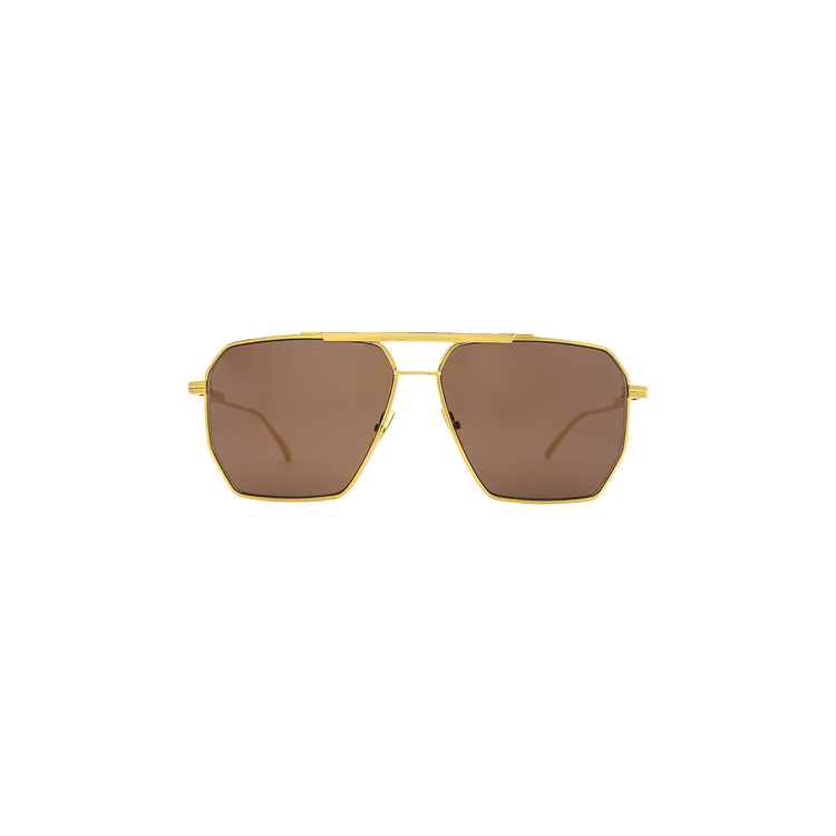 Bottega Veneta Sunglasses — Gold