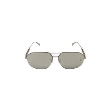 Off-White Wright Metal Sunglasses — Grey