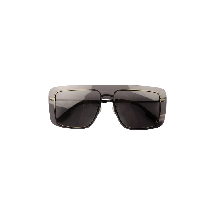 Kenzo Paris Wire Mask Rectangular Sunglasses — Black