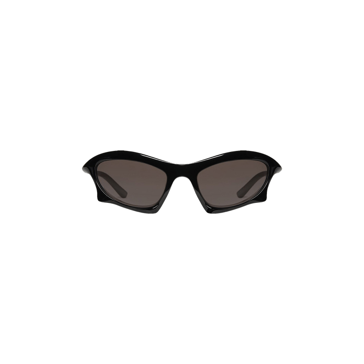 Balenciaga Bat Rectangle Sunglasses — Black