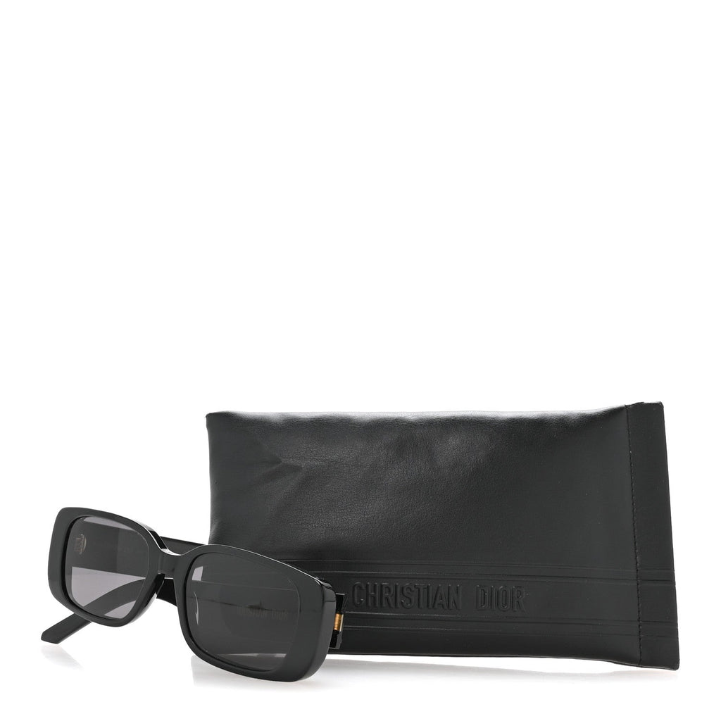 Dior Square Sunglasses — Black