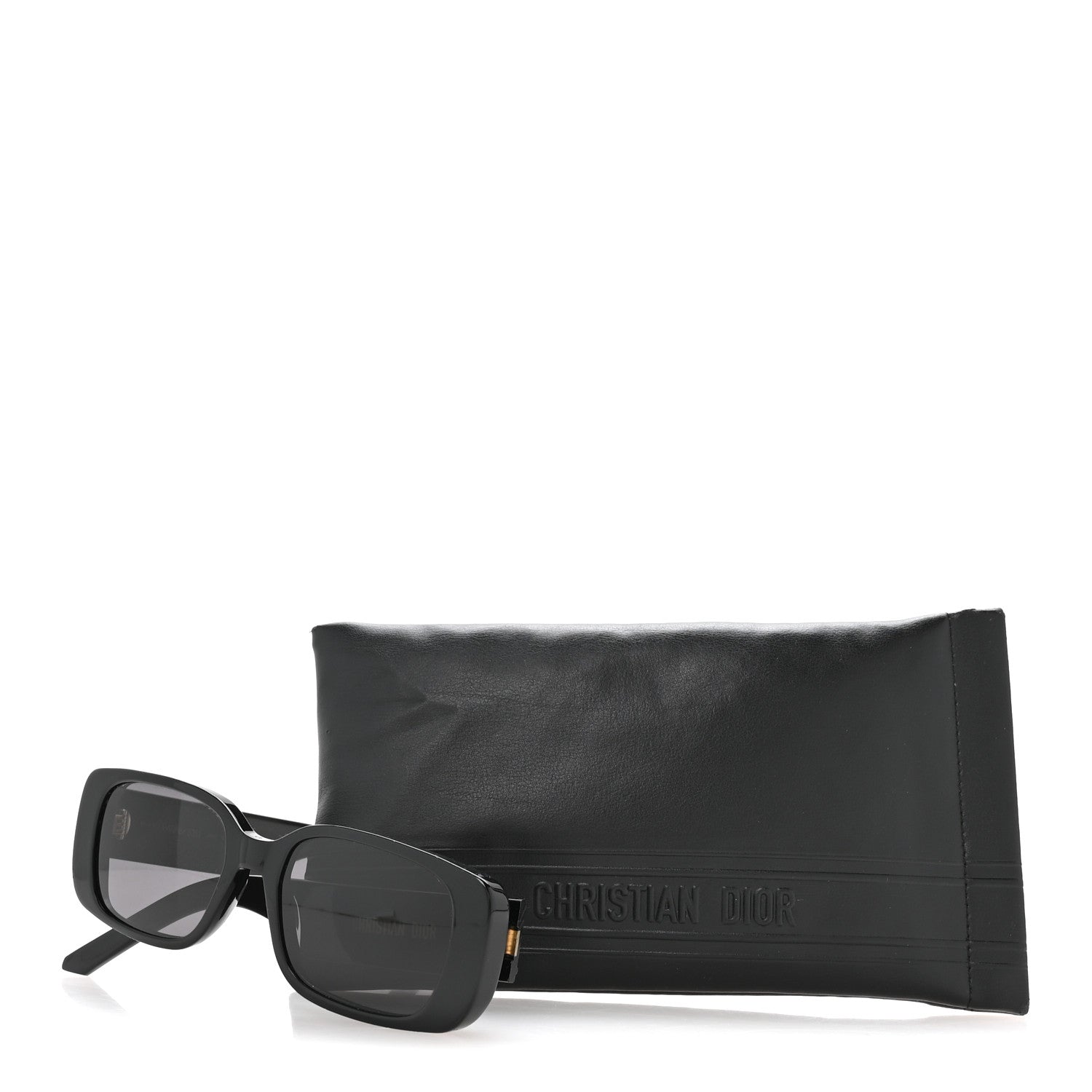 Dior Square Sunglasses — Black