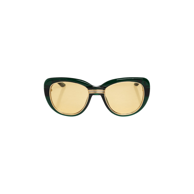 Casablanca Cat Eye Sunglasses — Green