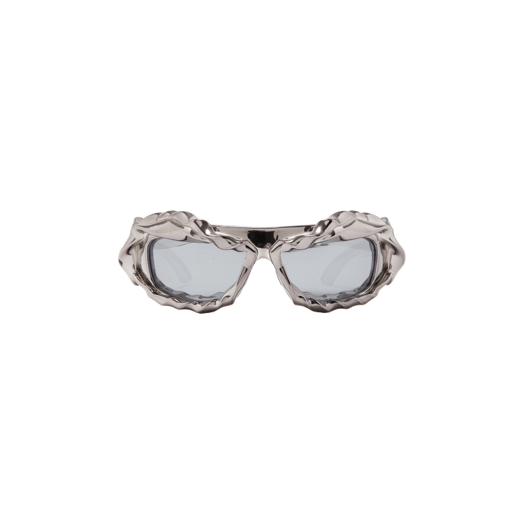 GOAT Exclusive for Manifesto Ottolinger Twisted Sunglasses — Silver