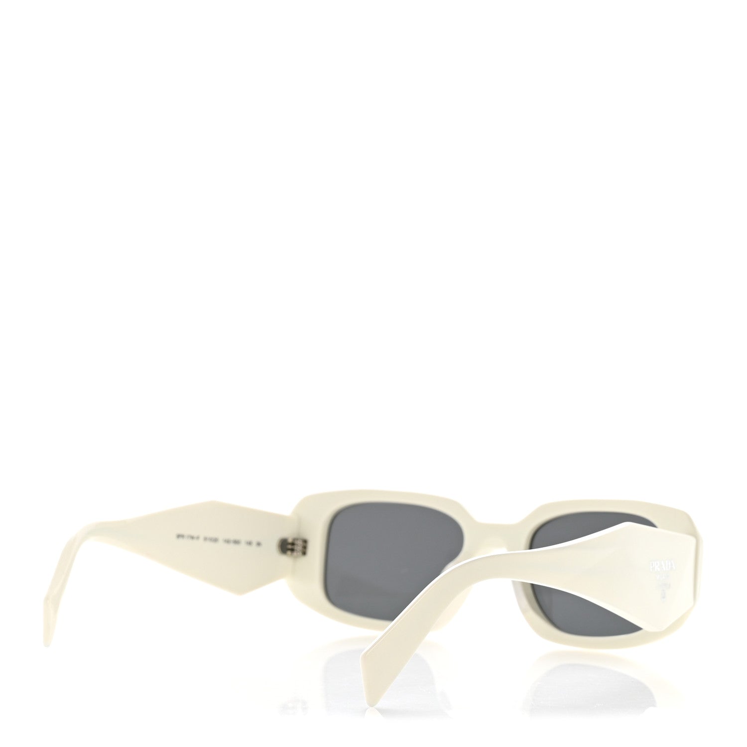Prada Square Sunglasses — White SPR 17W