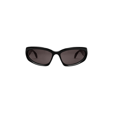Balenciaga Swift Oval Sunglasses — Black