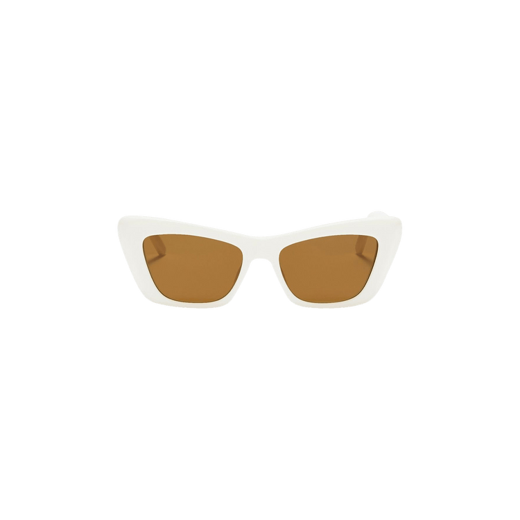 Palm Angels Hermosa Sunglasses — White